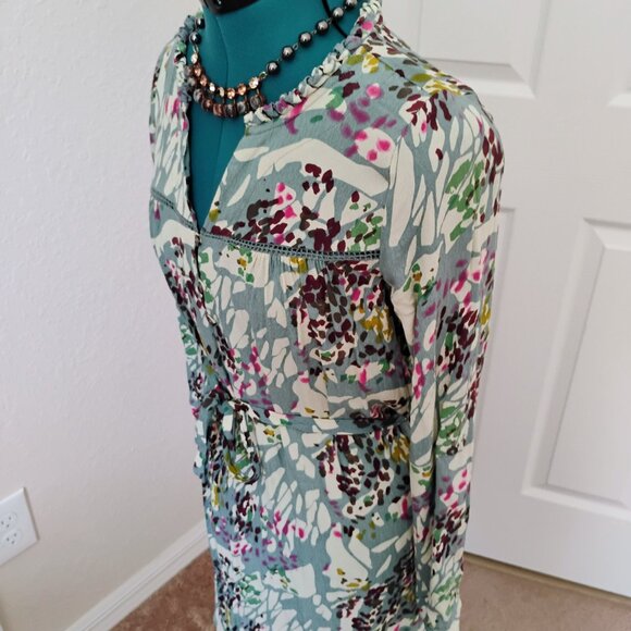 Dolan Multi Color Dress with Belt Size 8 - Picture 3 of 10